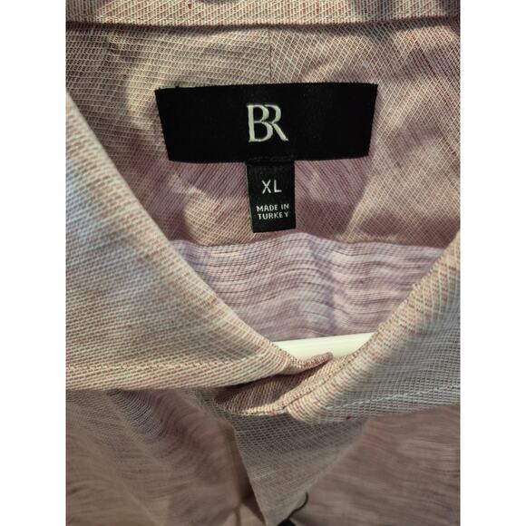 Banana Republic Men’s XL Long Sleeve Button Down Dress Shirt Light Pink - Picture 3 of 11